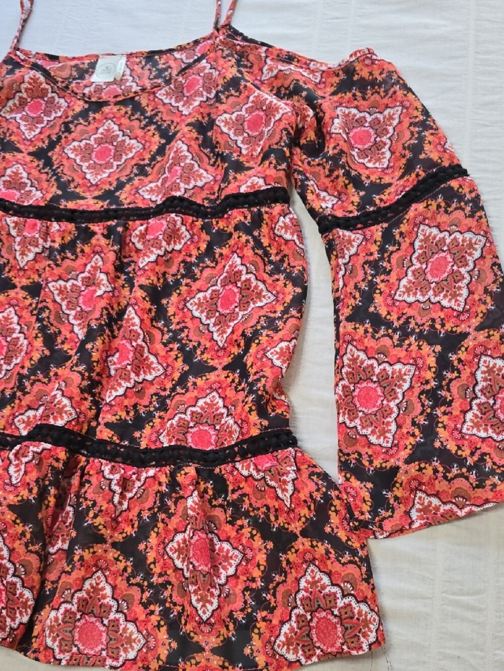 Paper Crane Cold Shoulder Top Women's XS - Picture 5 of 12